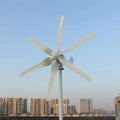 800 W Wind Turbine Generator 12 V 24 V 48V, 24, Volt, 6-Blade Horizontal Wind Turbine with MPPT Charge Controller for Home